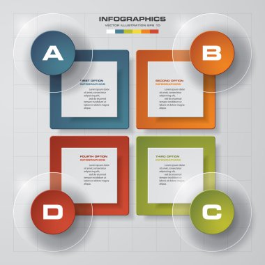 Tasarım temiz sayı afiş şablonu. Vektör.