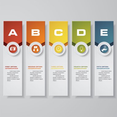 Tasarım temiz sayı afiş şablonu. Vektör.