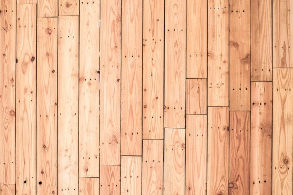 Brown plank wood wall background — Stock Photo, Image