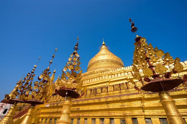 Shwezigon Selami pagoda, bagan, myanmar. — Stok fotoğraf