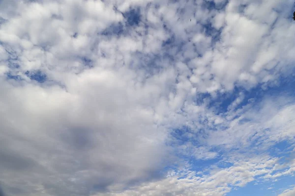 Awan Putih Cerah Yang Indah Langit Biru Awan Putih Yang — Stok Foto