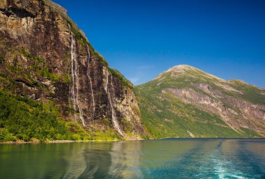 Geiranger fiyort. Norveç