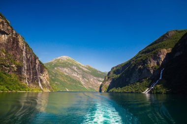 Geiranger fiyort. Norveç