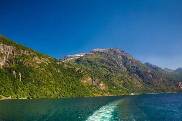 Geiranger fiyort. Norveç — Stok fotoğraf