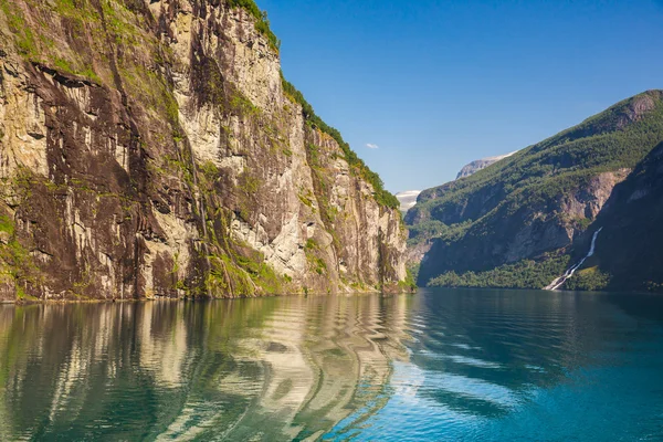 Geiranger fjord. Norsko — Stock fotografie