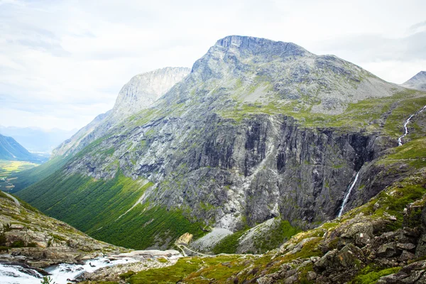 The view from the height of the trollstigen — Stock Photo, Image