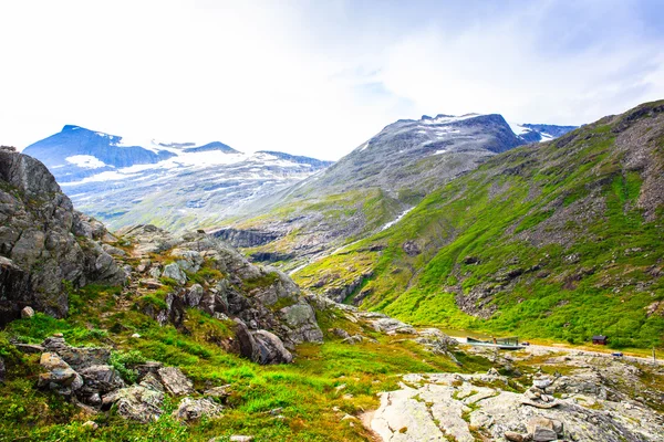 The view from the height of the trollstigen — Stock Photo, Image