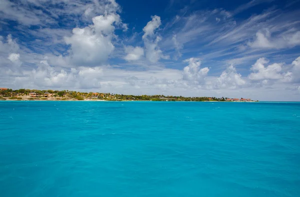 Nice view of the coast of Antigua, The Caribbean sea — Stock Photo, Image