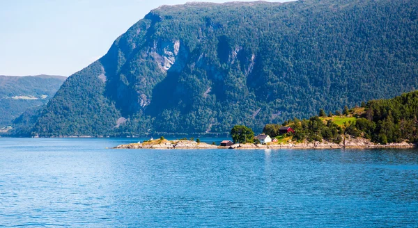 美丽的挪威的峡湾 — 图库照片