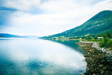 Norveç fiyortları görünümünü