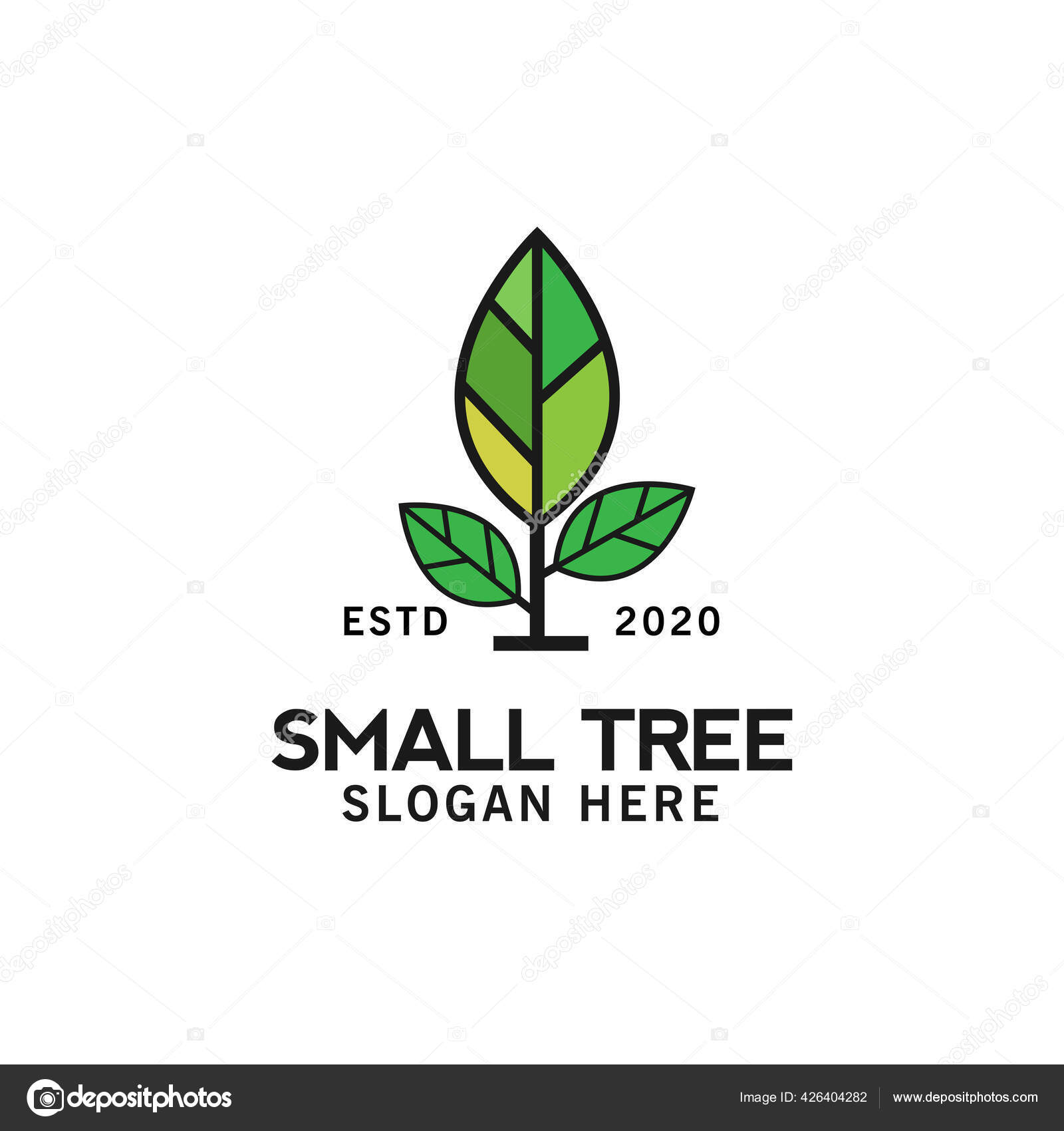 Tree Logo Design Vector Illustration Graphic by Weasley99 · Creative Fabrica