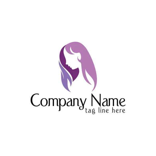 hairstyle and beauty salon logo design modern vector,sign or symbol