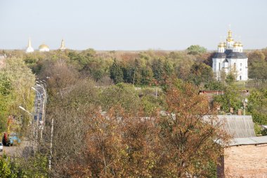 Chernigov şehir görüntüsü. Ukrayna