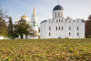 The historic center of Chernigov clipart