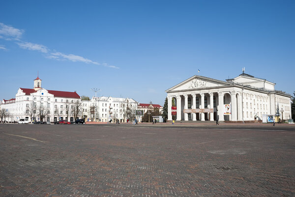 The city center Chernigov in Ukraine