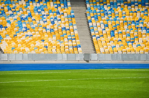 Empty soccer stadium — Stock Photo, Image