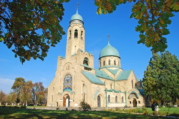 Église en brique en Ukraine — Photo