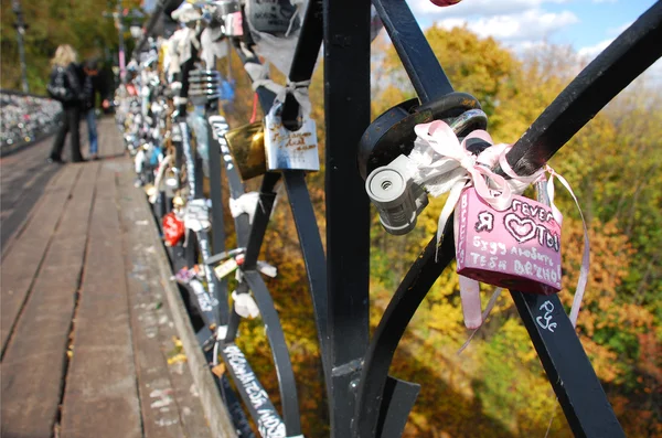 Ponte de amantes — Fotografia de Stock