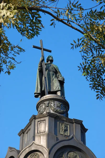 Monument voor Prins vladimir in kiev — Stockfoto