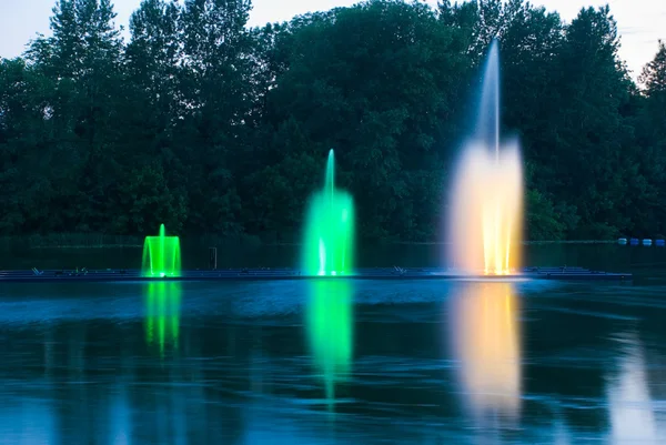 Вінниця, Україна-Травень 27, 2012:Fountain Roshen - побудований у Вінниці. — стокове фото