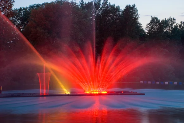 Вінниця, Україна-Травень 27, 2012:Fountain Roshen - побудований у Вінниці. — стокове фото