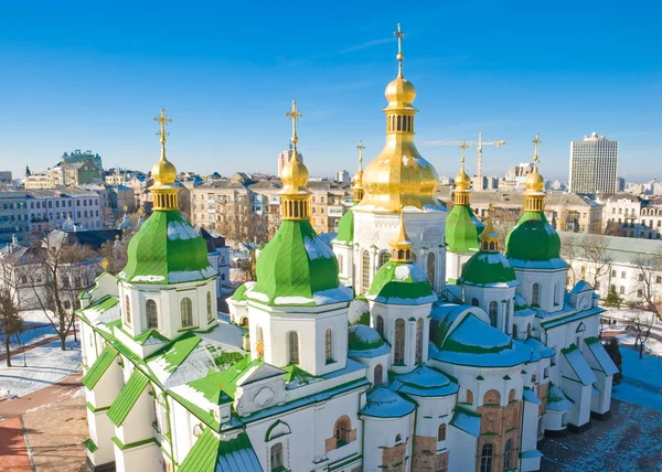 Catedral de Santa Sofia em Kiev no inverno — Fotografia de Stock