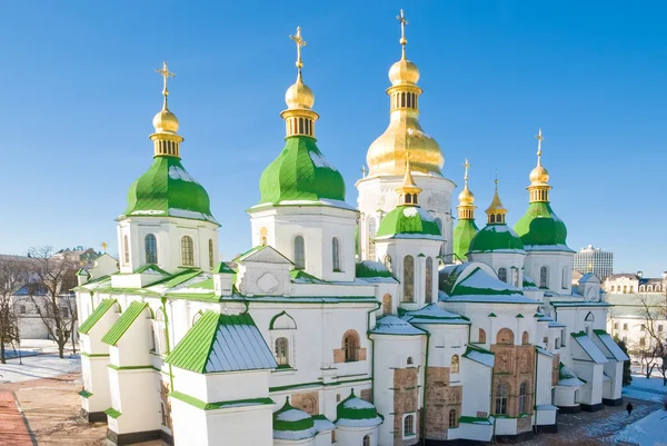 Catedral de Santa Sofia em Kiev no inverno — Fotografia de Stock