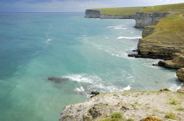 Seashore.Tarhankut,,Dzhangul. Crimea