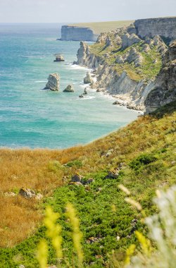 Seashore.Tarhankut,,Dzhangul. Crimea