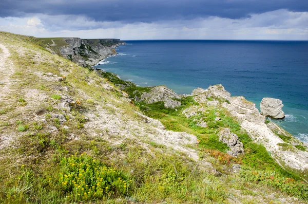 Seashore.Tarhankut,,Dzhangul. Crimea — Zdjęcie stockowe