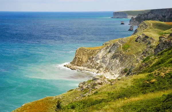 Seashore Tarhankut Dzhangul Crimea — Zdjęcie stockowe