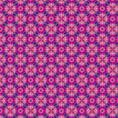 Kaleydoskop içinde soyut biçimli motivasyon deseni tasarımı