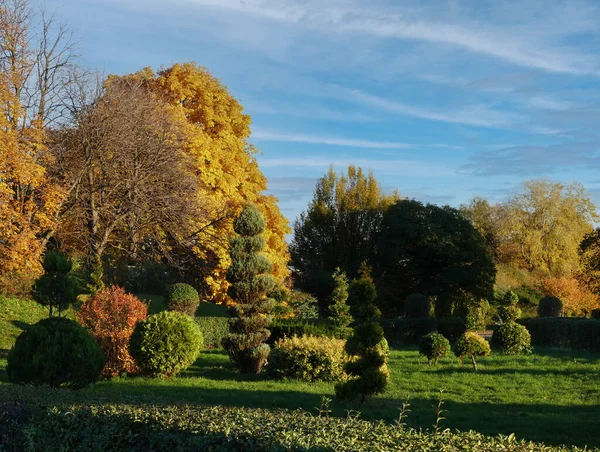 Nature and city in autumn colors.