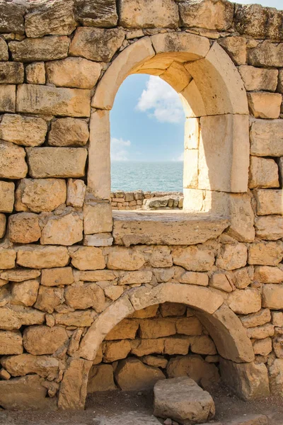 Ruínas Antiga Cidade Grega Quersoneso Costa Mar Negro Sebastopol Crimeia — Fotografia de Stock