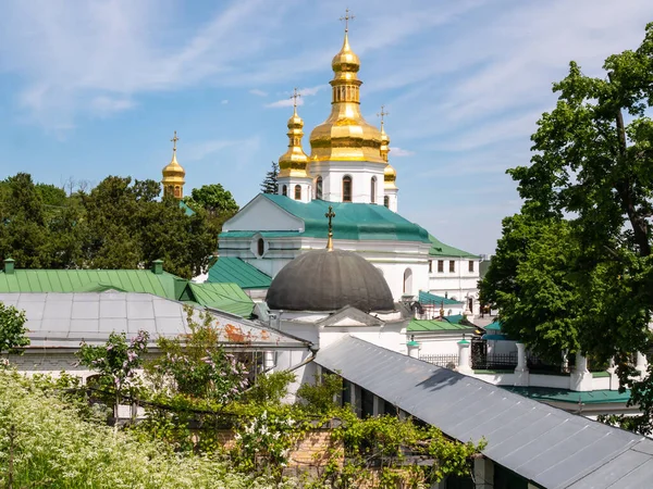 Kiev Pechersk Lavra Details Exterior Internal Buildings Cathedrals Park — Stock Fotó