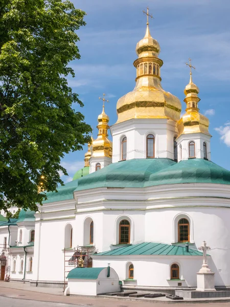 Kiev Pechersk Lavra Details Exterior Internal Buildings Cathedrals Park — Stock Fotó