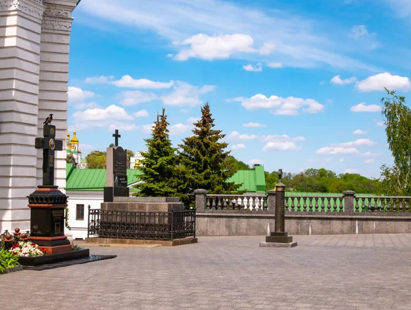 Kiev Pechersk Lavra Details Exterior Internal Buildings Cathedrals Park — Foto de Stock