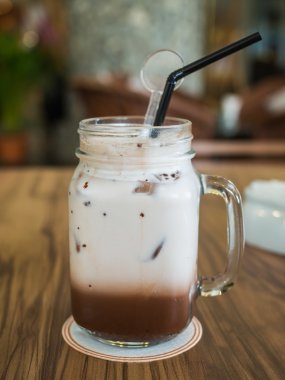 Soğuk çikolata bir fincan