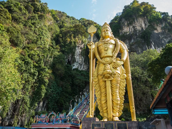 KUALA LUMPUR, MALÁSIA - MAR 1: Estátua do Turista e Lorde Murugan — Fotografia de Stock