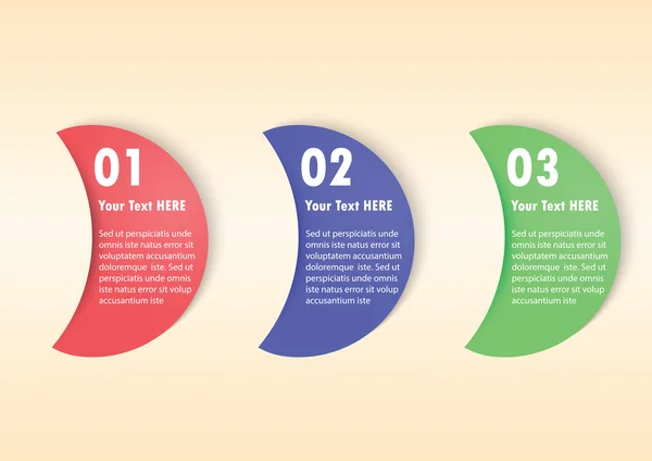 Minimal fond de modèle infographique — Image vectorielle