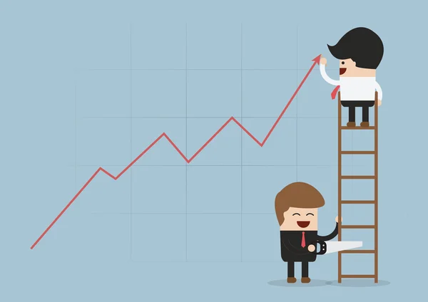 Eliminar o rival de negócios —  Vetores de Stock