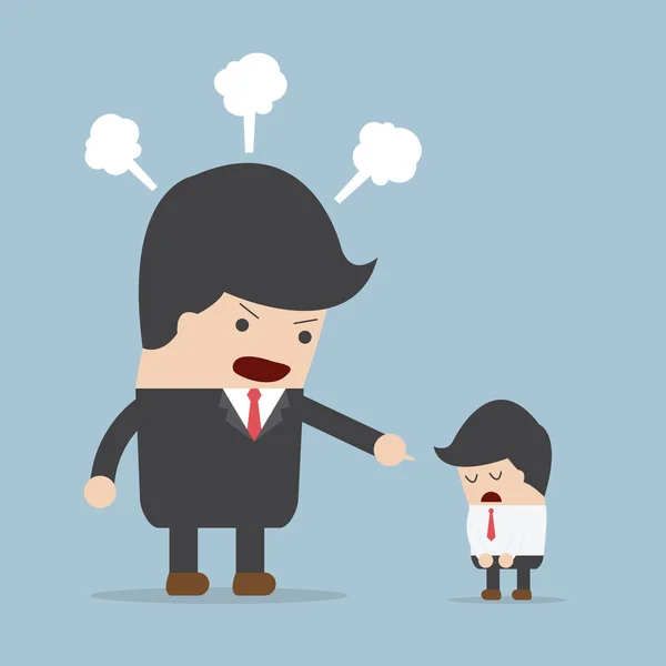 Öfkeli patron ve çalışan