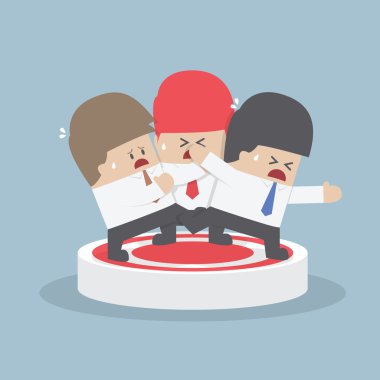 Hedef üzerinde duran için mücadele işadamları