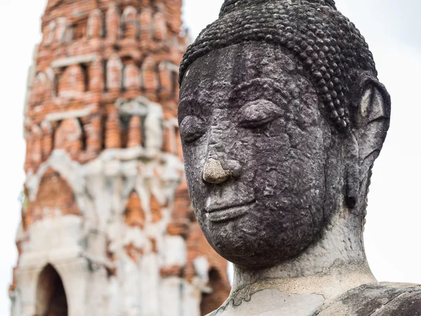 Ancient Buddha Statue at Mahatat Temple — Stock Photo, Image