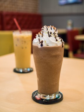 Lezzetli çikolata frappe