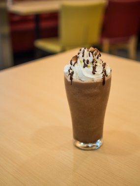 Lezzetli çikolata frappe