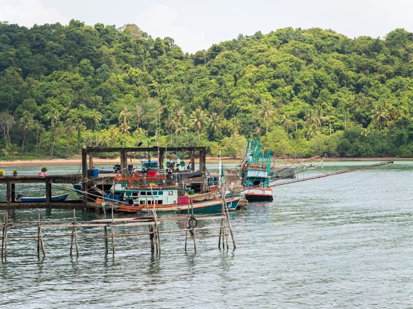 Fishing boat in the sea — Stock Photo, Image