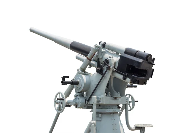 Naval gun isolated — Stock Photo, Image