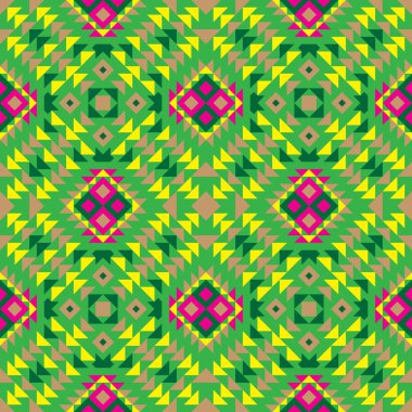 geleneksel Meksika deseni, vektör dikişsiz desen