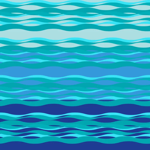 Deniz teması, dalgalar ve deniz esintisi, deniz arka planı - vektör 